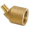 Angle 45 Deg M6 male x G1/4 female (brass) Angle 45 Deg M6 male x G1/4 female (brass)