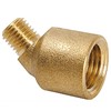 Angle 45 Deg M8x1 male x G1/4 female (brass) Angle 45 Deg M8x1 male x G1/4 female (brass)