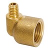 Angle 90 Deg M6 male x G1/4 female (brass) Angle 90 Deg M6 male x G1/4 female (brass)