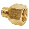 Reducer M10 male x G1/4 female (brass)