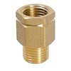 Oil retaining valve G1/4 male x G1/4 female up to +150 Deg C (brass wi