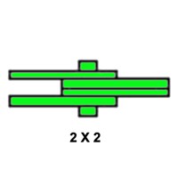 BL1222 1 1/2" 2x2 Leaf Chain Per Mtr