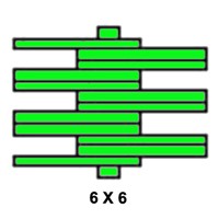 AL866 1" 6x6 Leaf Chain Per Mtr