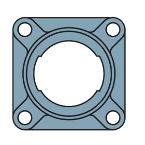 FYJ 511 SKF Four bolt square flange