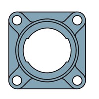 FYJ 504 SKF Four bolt square flange