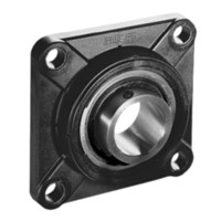 FYK 25 TF SKF 4 bolt square flange composite with grub screw locking