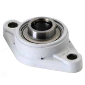 FYTWK 35 YTH SKF Two bolt oval flanged food Line , grub screw locking