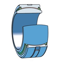 Spherical Plain Bearing Metric 35x55x25 Steel/PTFE