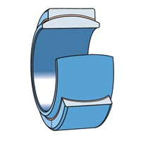 Spherical Plain Bearing Metric 17x30x14 Steel/PTFE