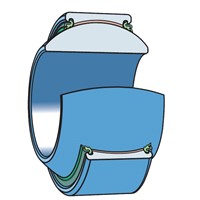 Spherical Plain Bearing Metric 50x90x56 Steel/Steel