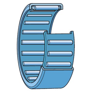HK1010 SKF drawn cup needle roller bearing with open ends