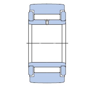 NATV 12 PPXA SKF track roller, with flange rings, with an inner ring