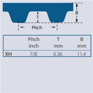 1260XH400 Timing Belts (144)Teeth