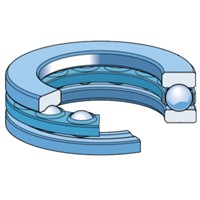 51110 SKF thrust ball bearing, single direction